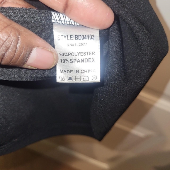 Chic Black Ruffle Mini Dress - Picture 6 of 6